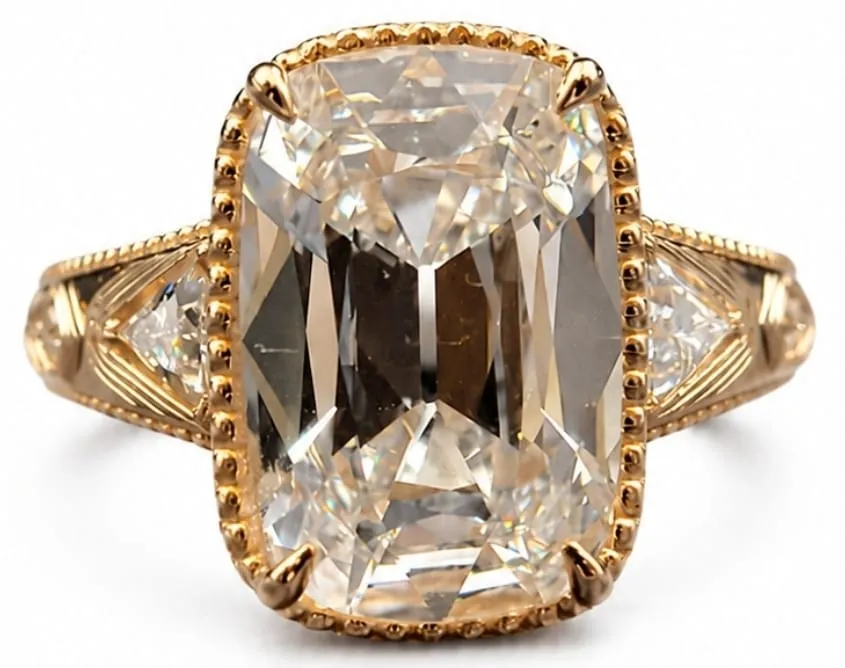 [BD/RG/000006] Oval & Round Rose Gold Ring